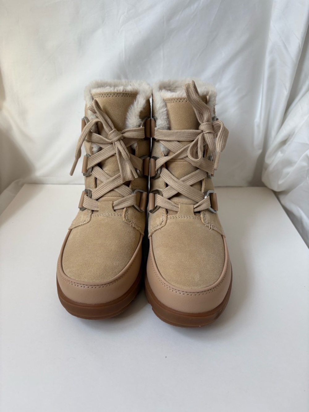 Sorel Torino II Parc Shearling Ceramic Natural Leather Waterproof Boots